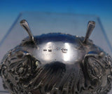 German .800 Silver Salt Dip with Birds and Foliage 2" x 3 1/2" 1.4 ozt. (#4047)