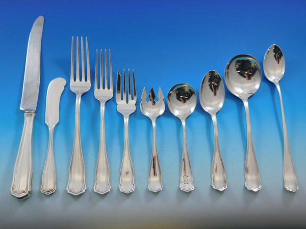 Winchester by Shreve Sterling Silver Flatware Set for 8 Service 89 pcs Dinner