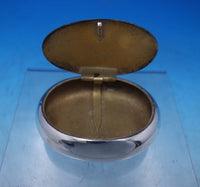 George Unite English Estate Sterling Silver Soap Box Gold Washed Interior #6881