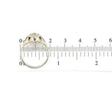 14k White Gold Art Deco .36ct Diamond Men's Ring (#J5549)