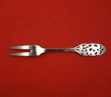 Hestenes Norwegian Sterling Silver Cold Meat Fork 2-Tine 8 78" Silverware