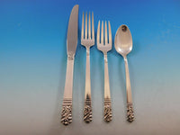 Mansion House by Heirloom Oneida Sterling Silver Flatware Set 12 Service 64 pcs