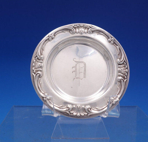 Strasbourg by Gorham Sterling Silver Butter Pat Round D Monogram A15 (#7088)