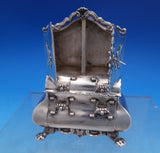 Dutch .833 Silver Doll House Buffet with Cupids 3 1/4" x 2" c. 1910 (#7497)