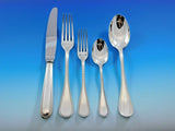 Perles by Christofle France Silverplate Flatware Set for 6 Dinner Service 31 pcs