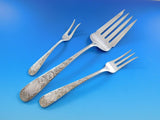 Old Maryland Engraved by Kirk Sterling Silver Flatware Set Service 50 pcs Dinner