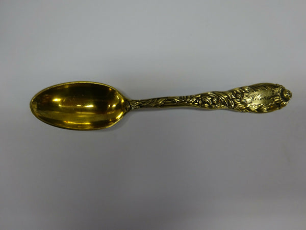 Chrysanthemum Vermeil by Tiffany & Co. Sterling Silver Teaspoon 5 3/4"
