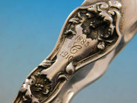 Intaglio by Reed and Barton Sterling Silver Asparagus Serving Tongs Pierced 9"
