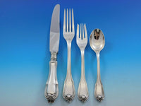 Borgia by Buccellati Italy Sterling Silver Dinner Flatware Set Service 115 pcs