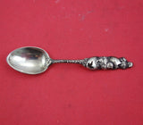 Durgin by Durgin Sterling Silver Egg Spoon w/ chicks & eggs 4 1/4"