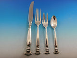 Romance of the Sea Wallace Sterling Silver Flatware Set Shell Motif Dinner 84 Pc