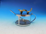 Olive Branch by Michael Aram Stainless & Brass Condiment Container w/ Spoon New