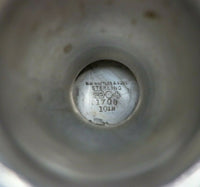 Dominick and Haff Sterling Silver Compote Pair Raised Hand Chased c.1903 (#4800)