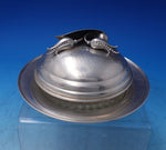 Peapod by Carl Poul Petersen Sterling Silver Butter Dish Round Glass Liner #7299