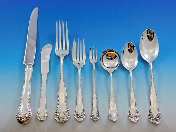 Lancaster by Gorham Sterling Silver Flatware Set for 8 Service 64 pcs Dinner
