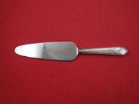Early American Engraved by Lunt Sterling Silver Cake Server HHWS narrow 10 3/8"