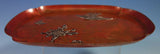 Mixed Metals by Gorham Sterling Silver Copper and Silver Tray Aesthetic (#1557)