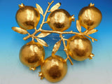 Pomegranate by Michael Aram Stainless Steel Goldtone 6 Compartment Plate - New