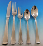Column Frosted by Gorham Stainless Steel Flatware Set Service 12 New 65 pieces