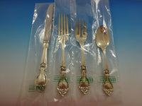 Alexandra by Lunt Sterling Silver Flatware Service For 8 Set 45 Pieces New