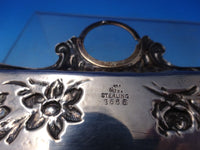 Duke of York by Whiting Sterling Silver Pen Tray with Inkwell #3565 (#7146)