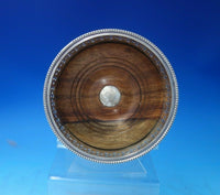 Beaded by Royal Castle Sheffield Silverplate Champagne Coaster Pair (#5860)