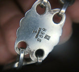 Georg Jensen #1 Flower Leaf .830 Silver Necklace (#J5305)