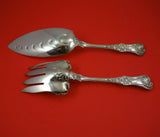 English King by Tiffany and Co Sterling Silver Fish Serving Set 2pc Orig 11 1/8"