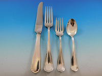 Dolores by Shreve Sterling Silver Flatware Set Service 36 pcs Arts Crafts Dinner