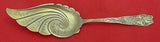 Saint Leon by Wallace Sterling Silver Fish Server Gold Washed Brite-Cut 11"