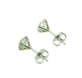 14k Gold 1.62ct Total Weight Genuine Natural Diamond Stud Post Earrings (#J4567)