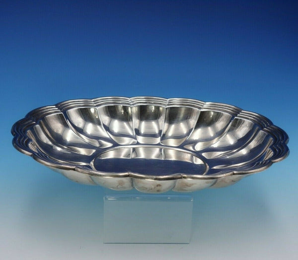 Gorham Sterling Silver Serving Bowl Oval Scalloped Shape #977 (#3255)