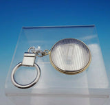 Buccellati Italian Italy Sterling Silver Key Ring Angels Gold Accent New (#4537)