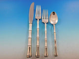 Mandarin by Towle Sterling Silver Flatware Set for 4 Service 19 Pieces Bamboo