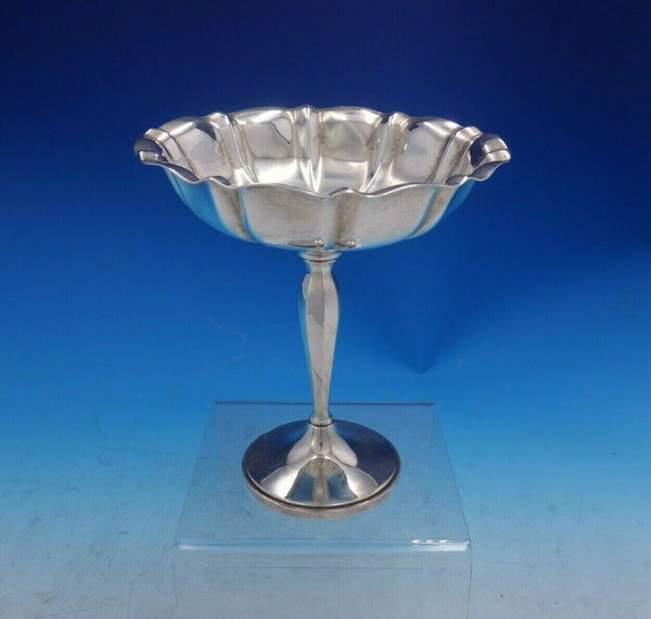 Fisher Sterling Silver Compote Fluted #975 6 1/4" Tall x 5 7/8" (#4009)