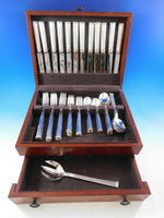 Triade by Christofle France Silverplated Flatware Set for 12 Service 61 pieces