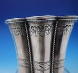 Michelsen Danish Sterling Silver Beaker / Tumbler Applied Rope 3 1/2" (#3820)