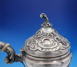 German .800 Silver Demitasse Tea Pot Winged Angels Cherubs Rococo Design (#3934)