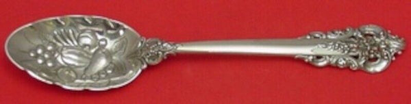 Grande Baroque by Wallace Sterling Silver Berry Spoon Fruit in Bowl 8 3/4"