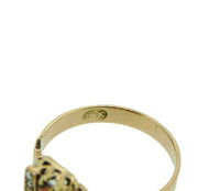 14k Yellow Gold Victorian Garnet and Seed Pearl Ring (#J4633)