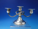 Gadroon by Crown Silver Co. Sterling Silver Candelabra Pair c.1920 3-light #6201
