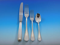 Perles by Christofle France Silverplate Flatware Set for 6 Dinner Service 31 pcs