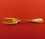 Audubon Gold by Tiffany and Co Sterling Silver Dessert Fork 6 3/8"