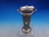 Mauser Vase Holder No Glass Insert #1178 Rose Motif (#4041) Vintage