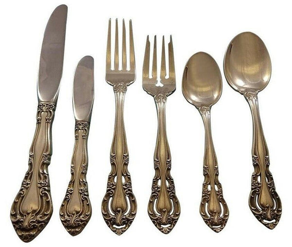 Baronial by Gorham Sterling Silver Flatware Set of 8 Service 53 Pieces