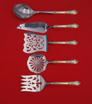 American Victorian by Lunt Sterling Silver Brunch Serving Set 5pc Custom Made