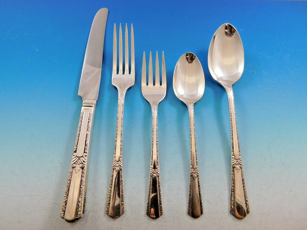 Stardust by International Century Sterling Silver Flatware Set Service 42 Piece