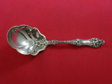 Old Orange Blossom by Alvin Sterling Silver Preserve Spoon 7 3/4"
