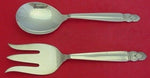 Princess Ingrid by Frank Whiting Sterling Silver Salad Serving Set AS 9 1/2"