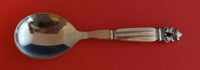 Acorn by Georg Jensen Sterling Silver Salad Serving Spoon HH with Stainless 8"